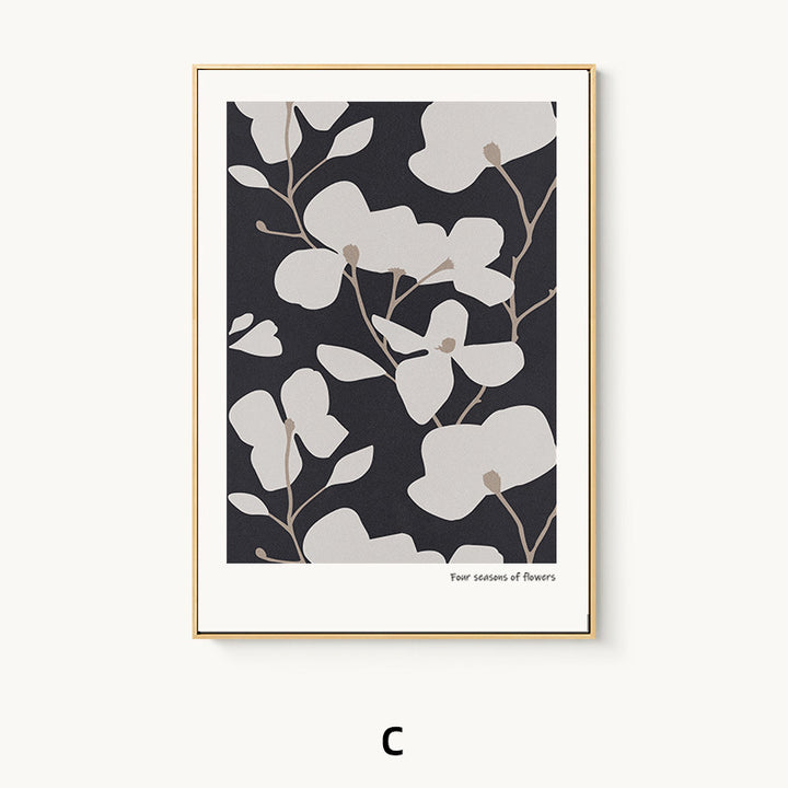 Floral Patterned Wall Art Print