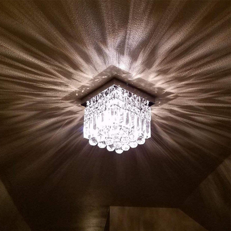 Crystal Layer Chandelier
