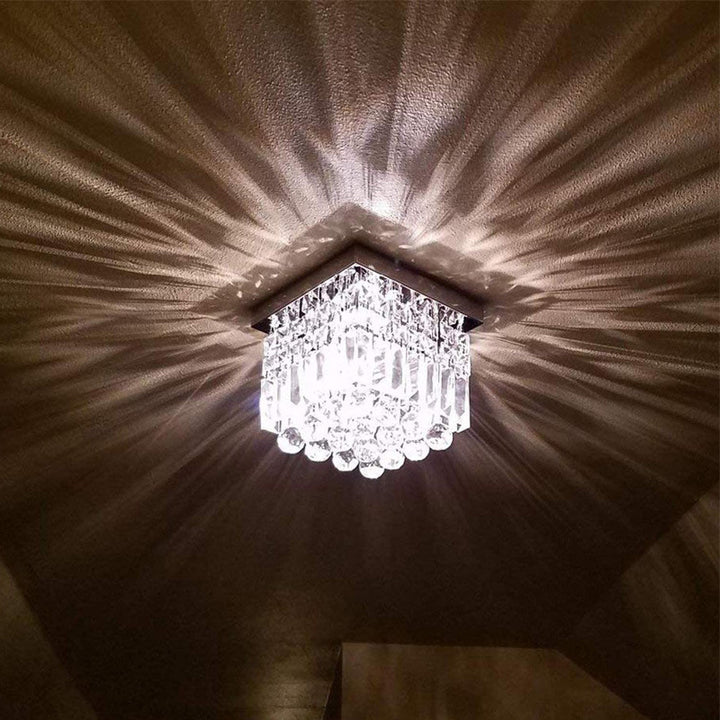 Crystal Layer Chandelier