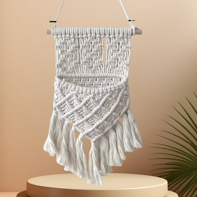 Wall-Mounted Macramé Planter
