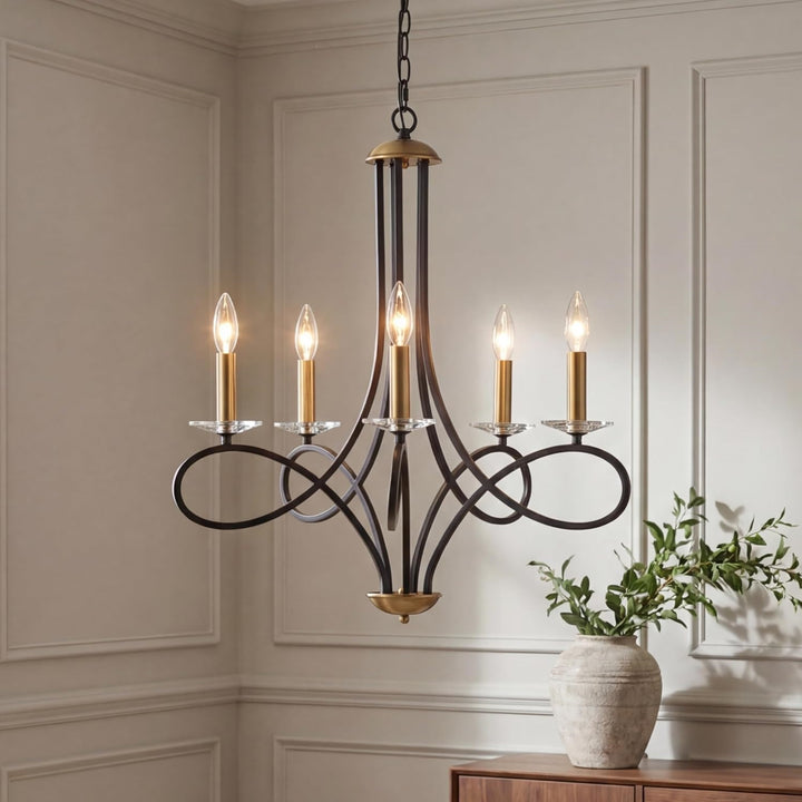 Modern elegant chandelier