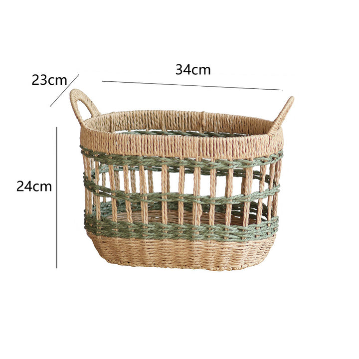 Handwoven storage basket