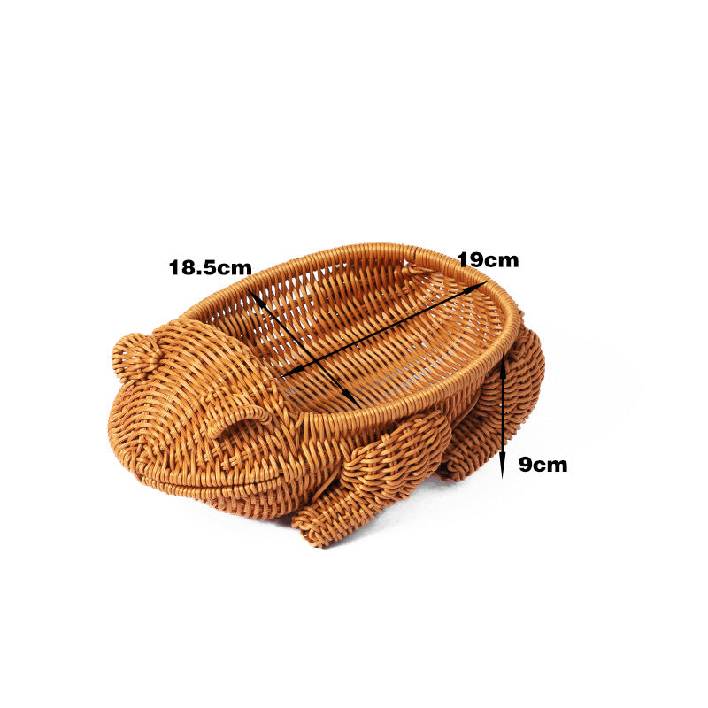 Decorative Wicker Duck