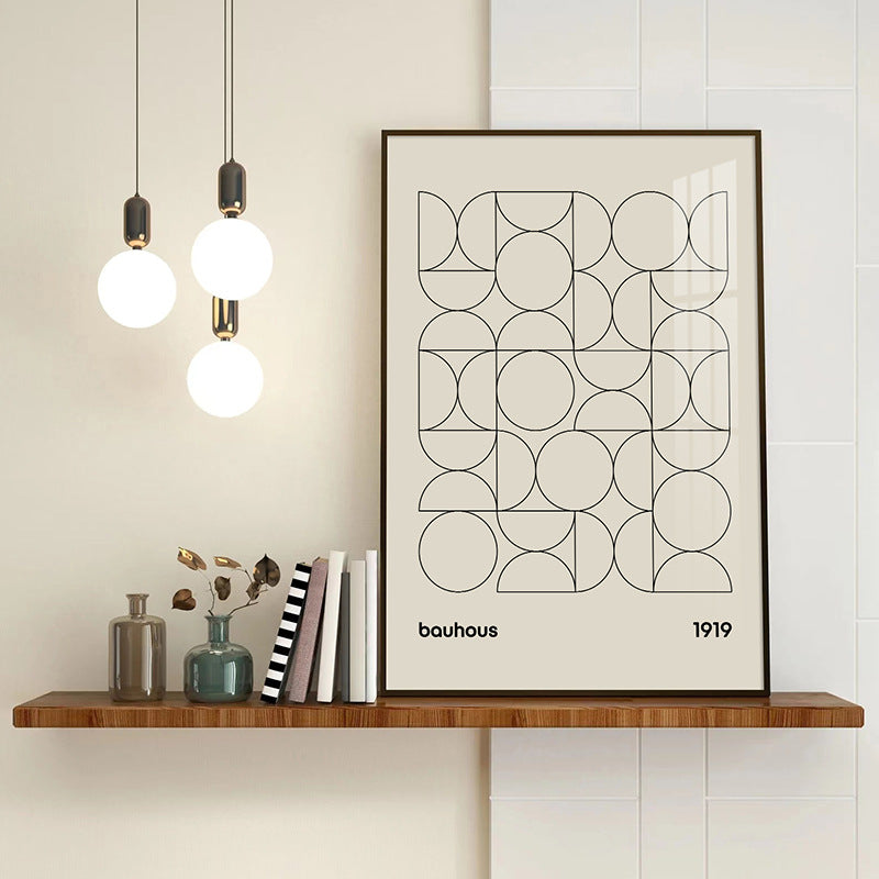 Bauhaus Geometric Wall Art Print