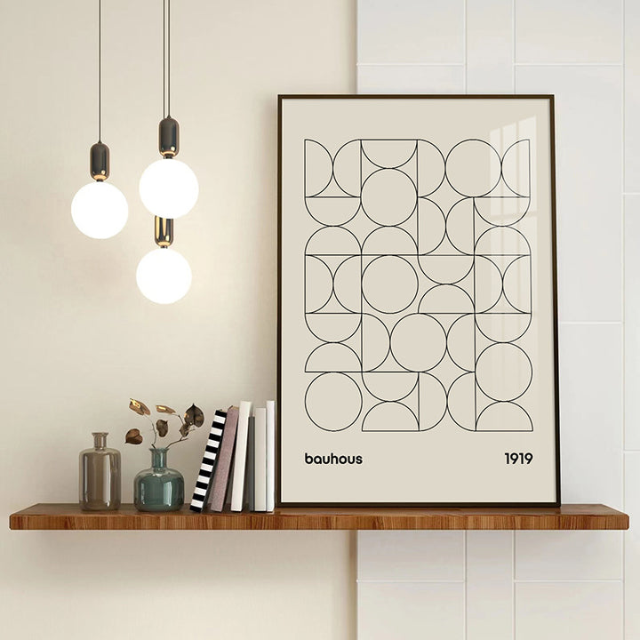 Bauhaus Geometric Wall Art Print
