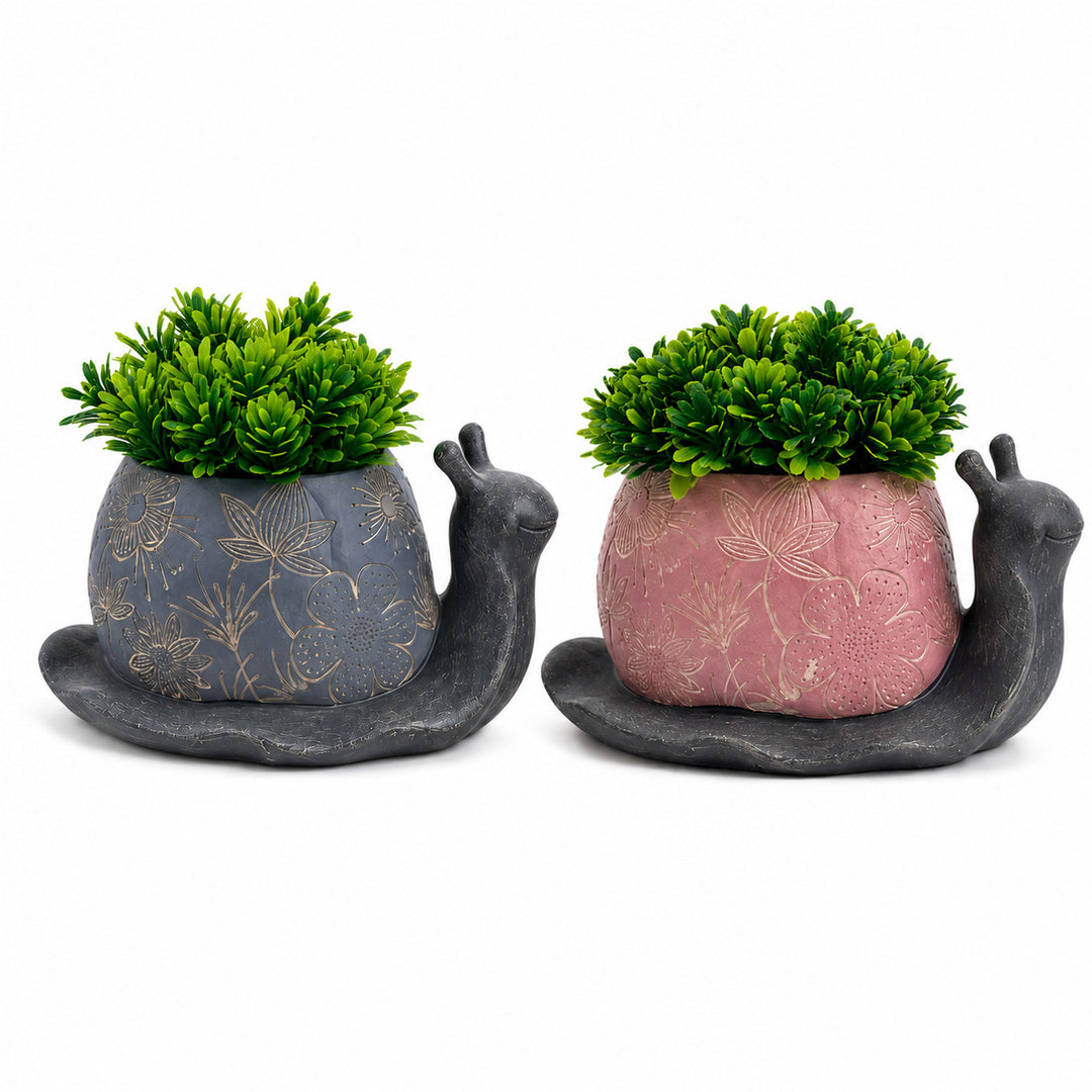 Decorative Snail Planter