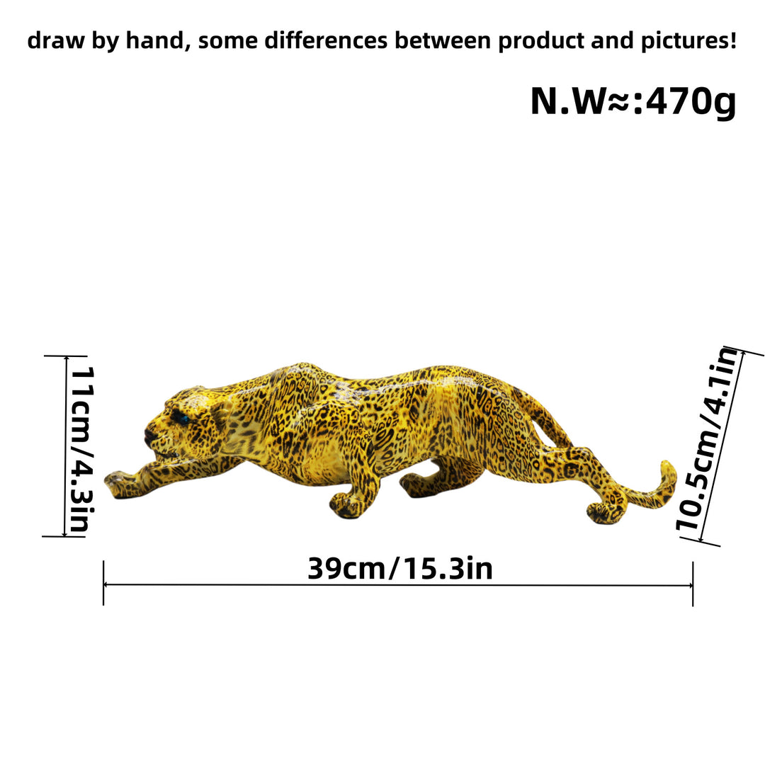 Artful Panther Sculpture made by Hand