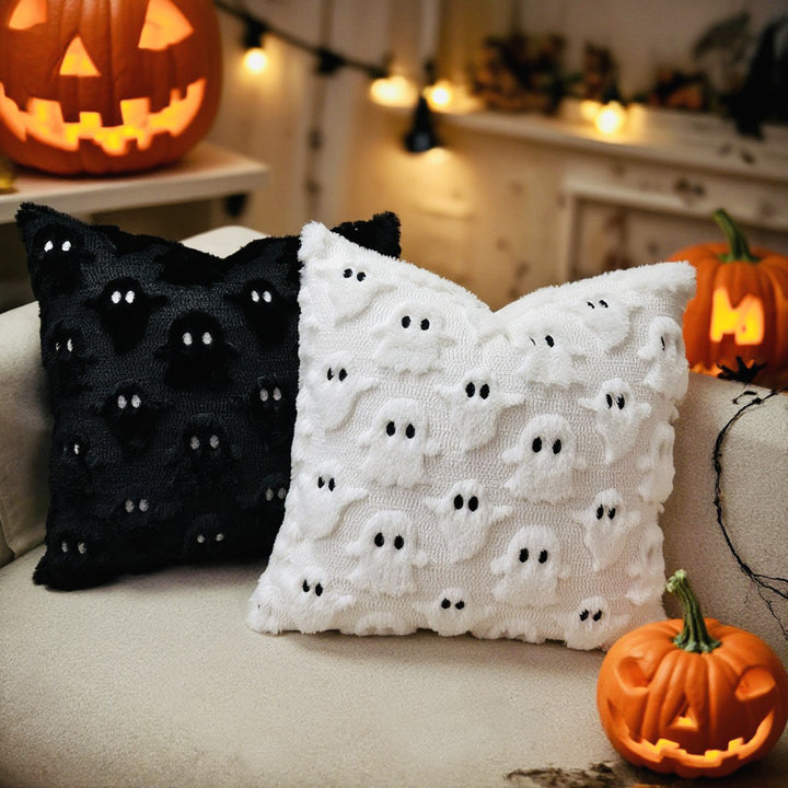 Ghost-Themed Decorative Cushion
