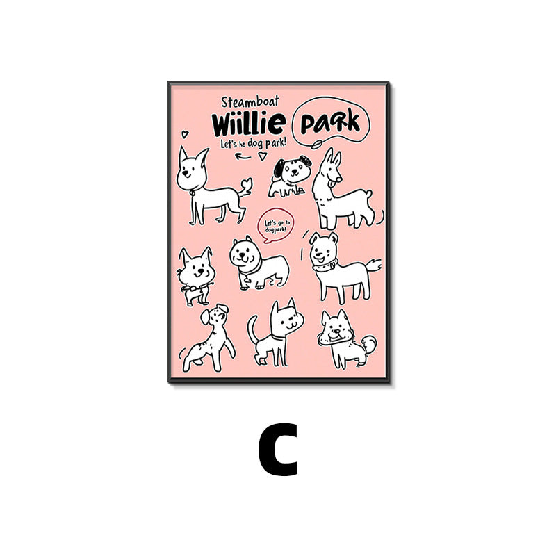 Dog-Themed Framed Wall Art