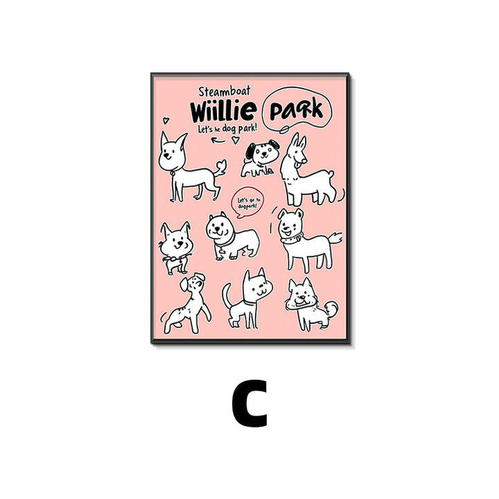 Dog-Themed Framed Wall Art