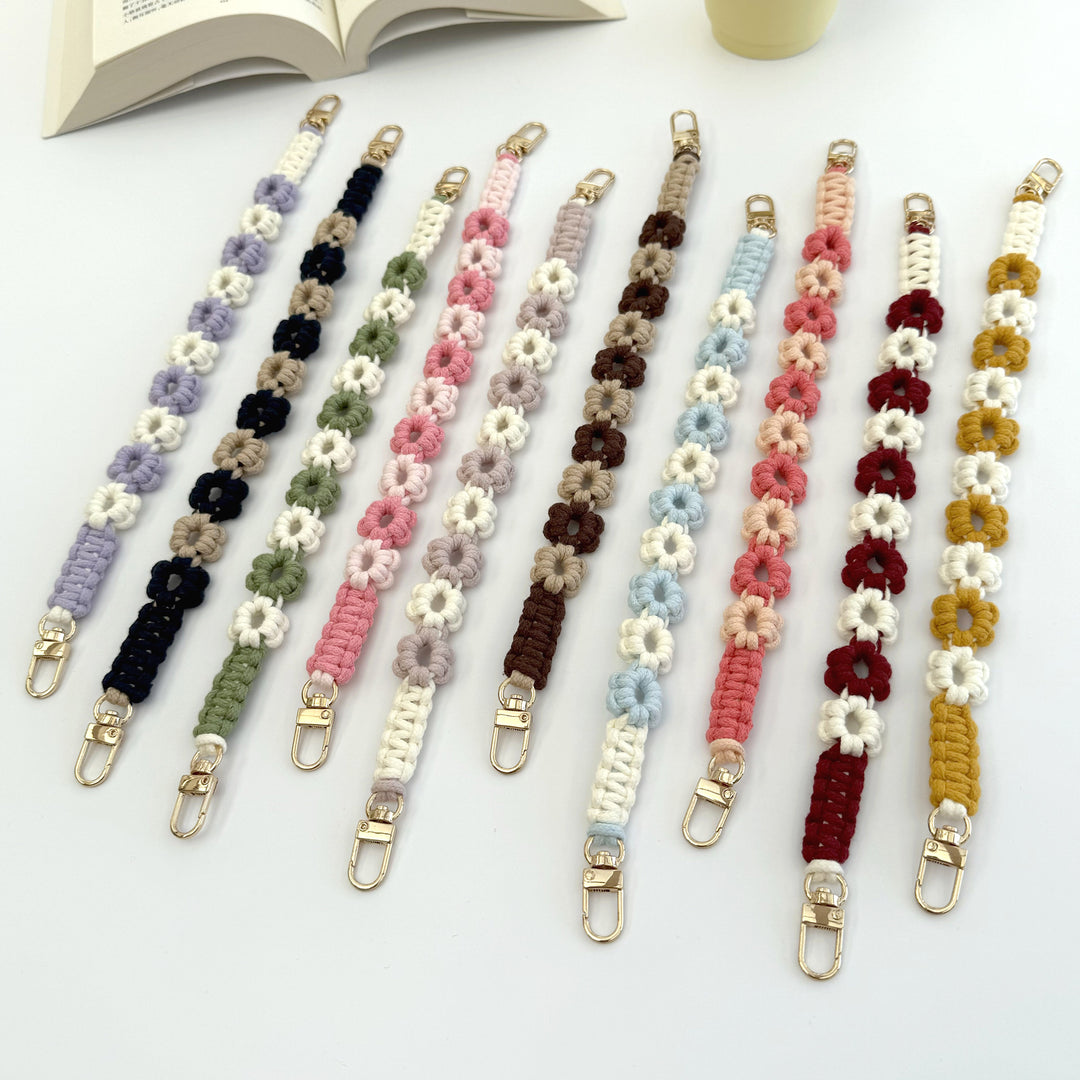Floral Macrame Eyewear Holder