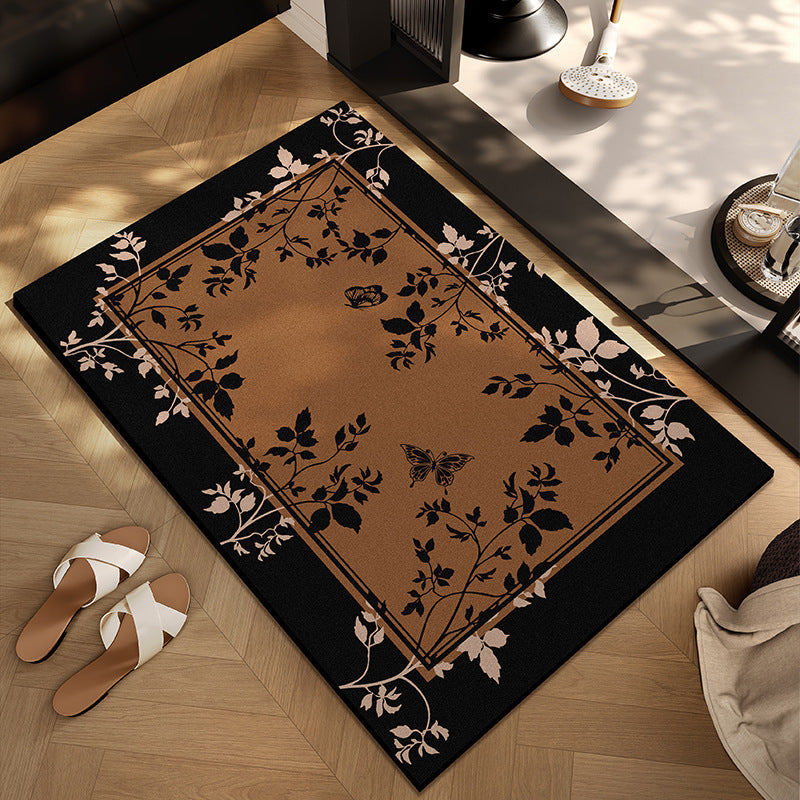 Checkerboard Patterned Entryway Mat Avarnia