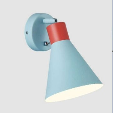 Adjustable Mid-Century Cone Wall Lamp with Swivel Arm