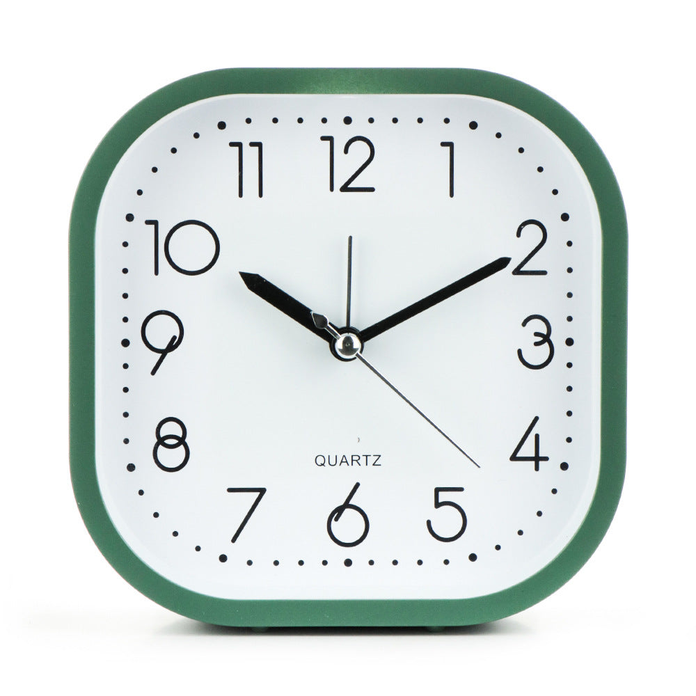 Table clock in modern cubic design