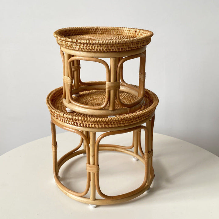 Beef Side Table made of Natural Materials