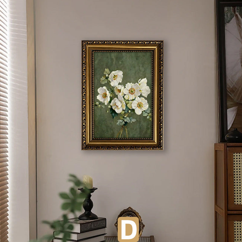 Elegant Framed Floral Art Print
