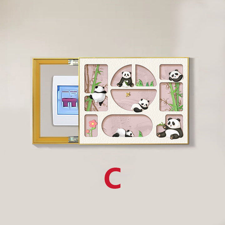 Decorative Panda-Themed Picture Frame