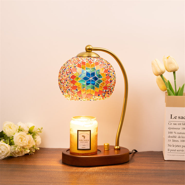 Mosaic Glass Table Lamp