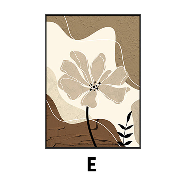 Floral Abstract Canvas Wall Art