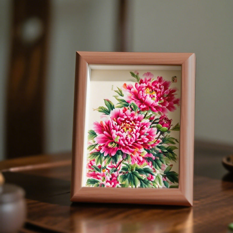 Elegant Floral Framed Artwork