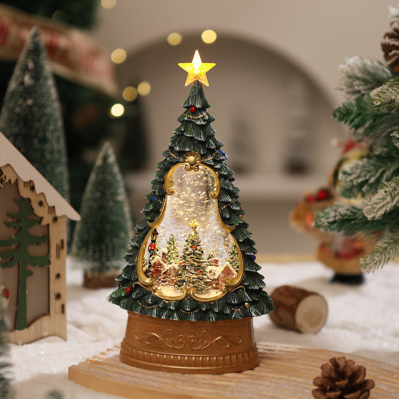 Glowing Christmas tree decoration