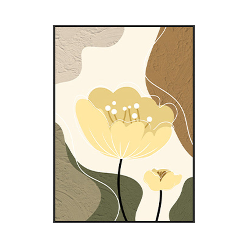 Floral Abstract Canvas Wall Art