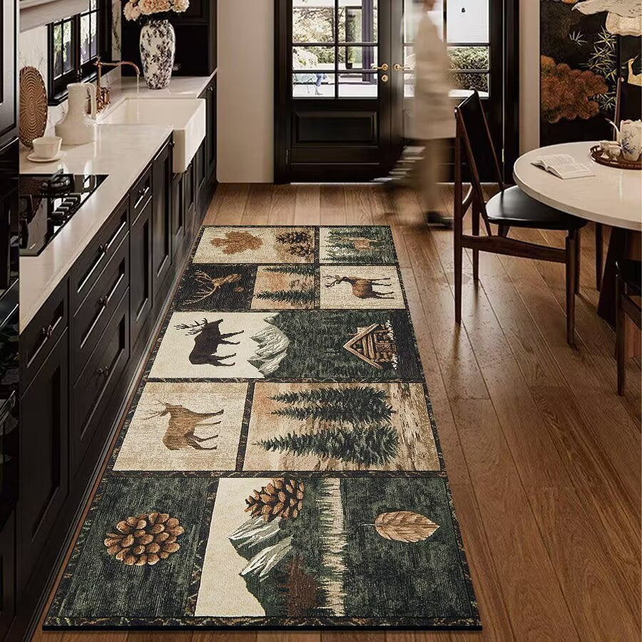 Rustic Outdoor Adventure Area Mat