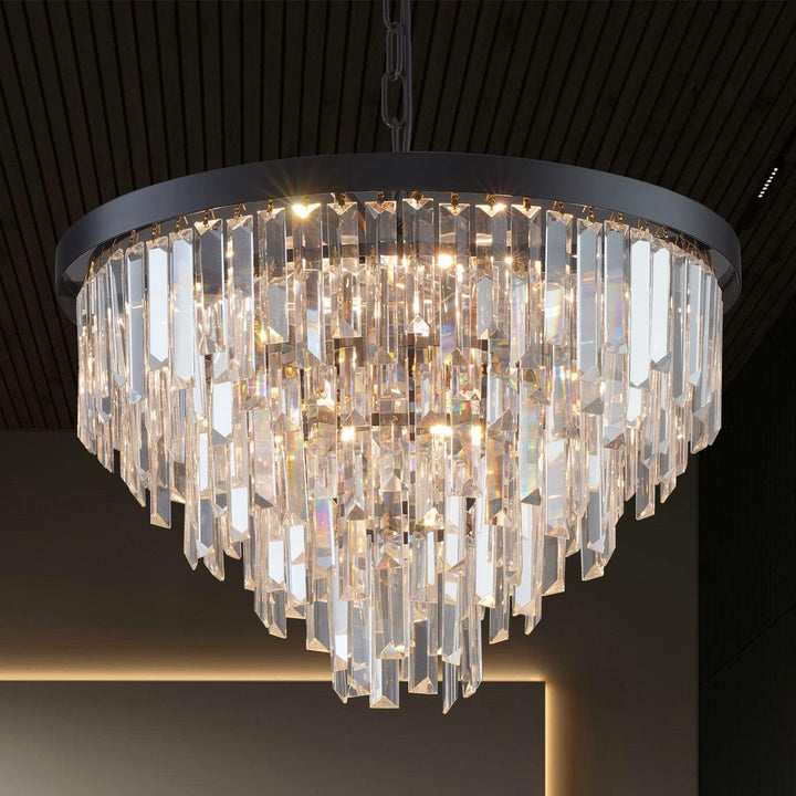 Contemporary Crystal Chandelier