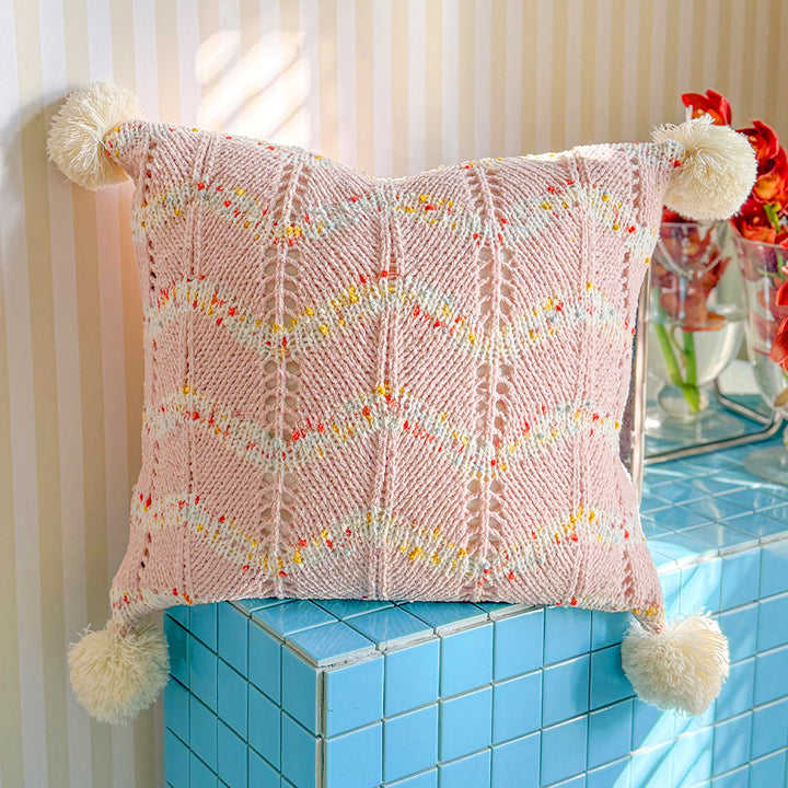 Cozy Textured Bolster Pillow