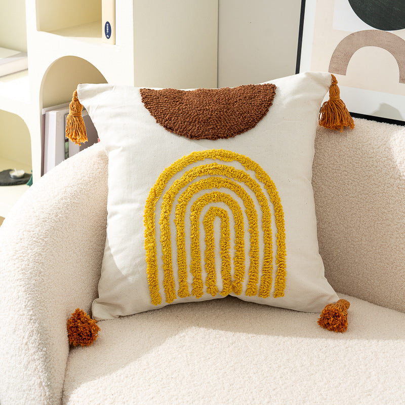 Textured Decorative Throw Pillow