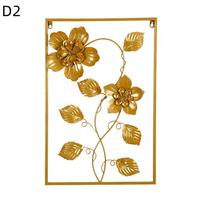 Floral Metal Wall Artwork