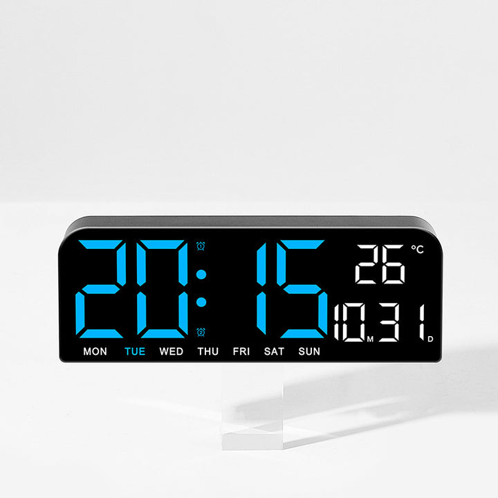 Digital Multi-Function Alarm Clock with Temperature and Date Setting