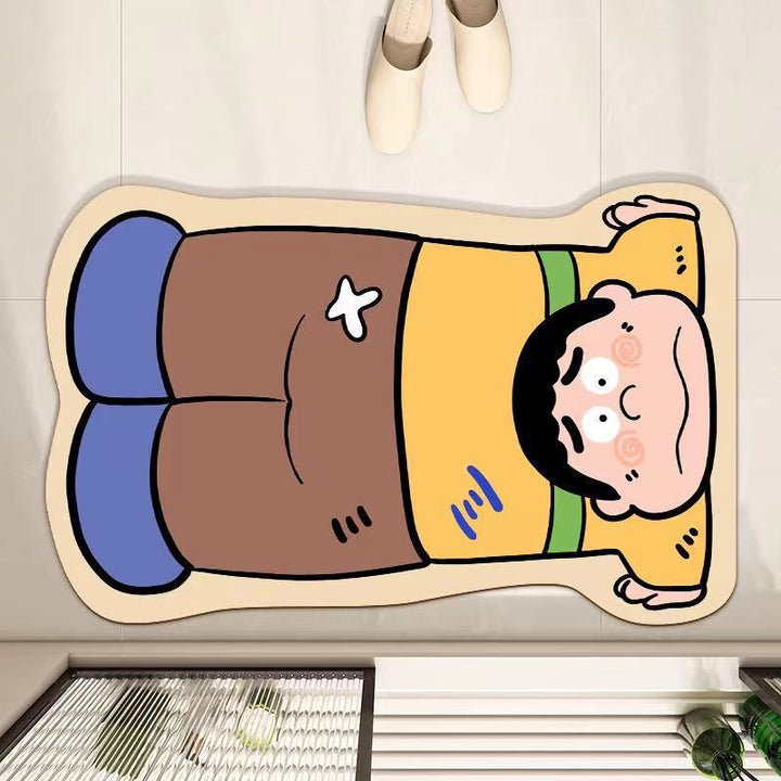 Children's Cartoon-Themed Play Mat