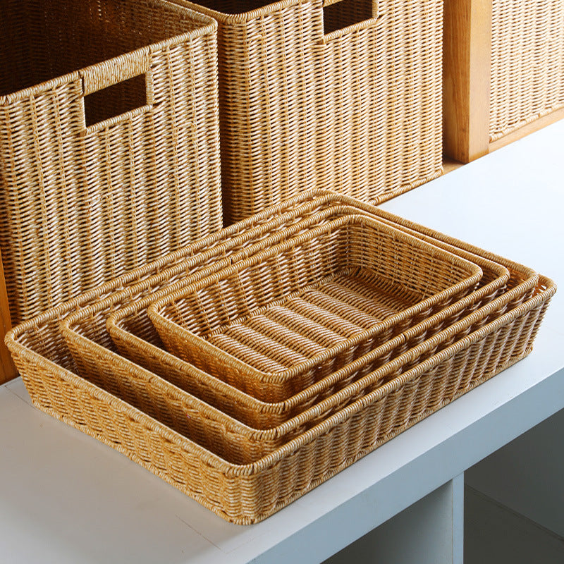 Natural Woven Storage Tray