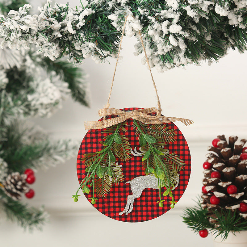 Decorative Christmas ornaments with snowman motif