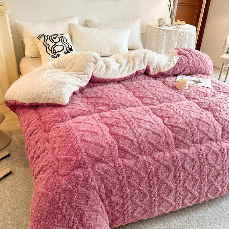 Luxurious Textured Plush Blanket
