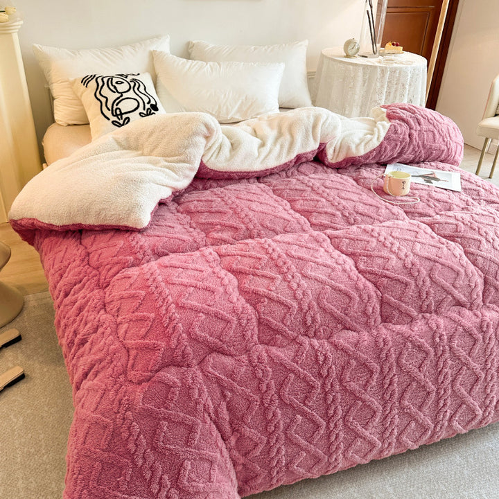 Luxurious Textured Plush Blanket