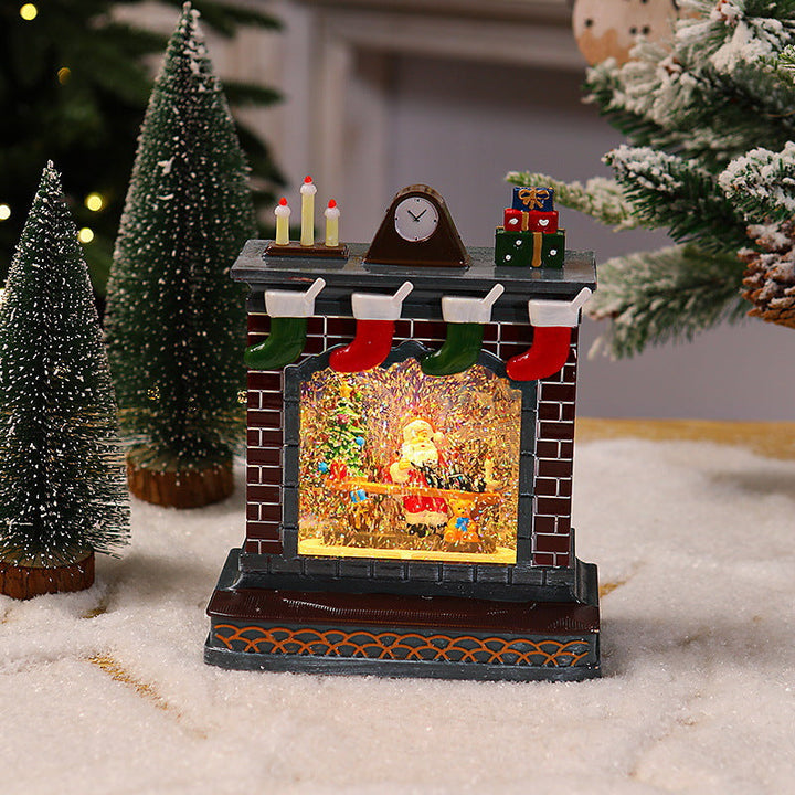 Decorative fireplace figure