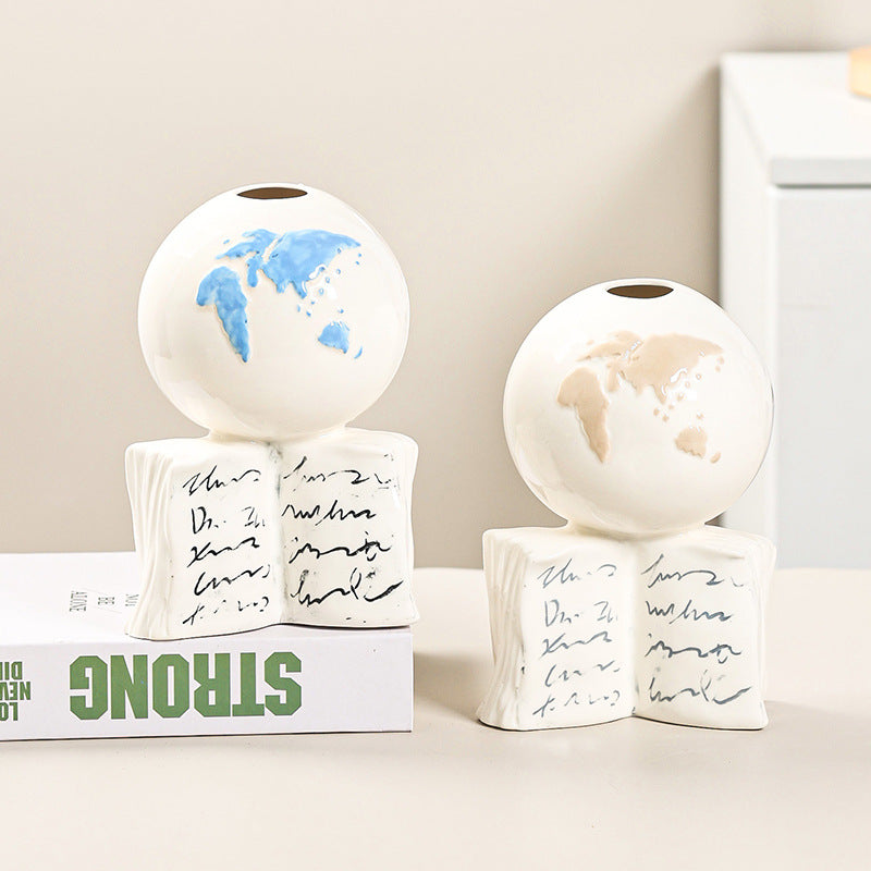 Elegant Ceramic Globe Bank