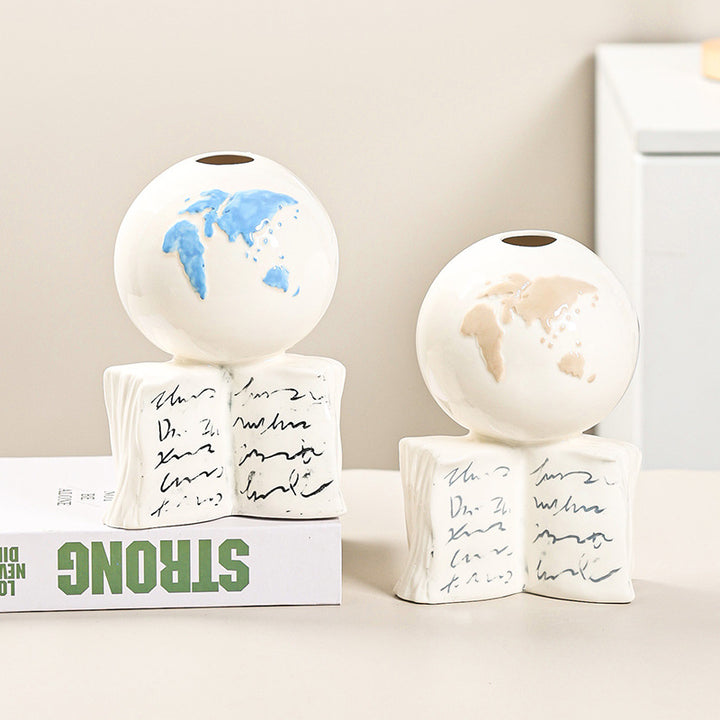 Elegant Ceramic Globe Bank
