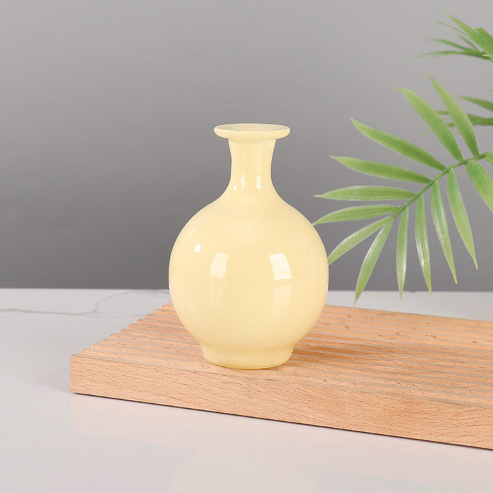 Decorative Round Glass Vase