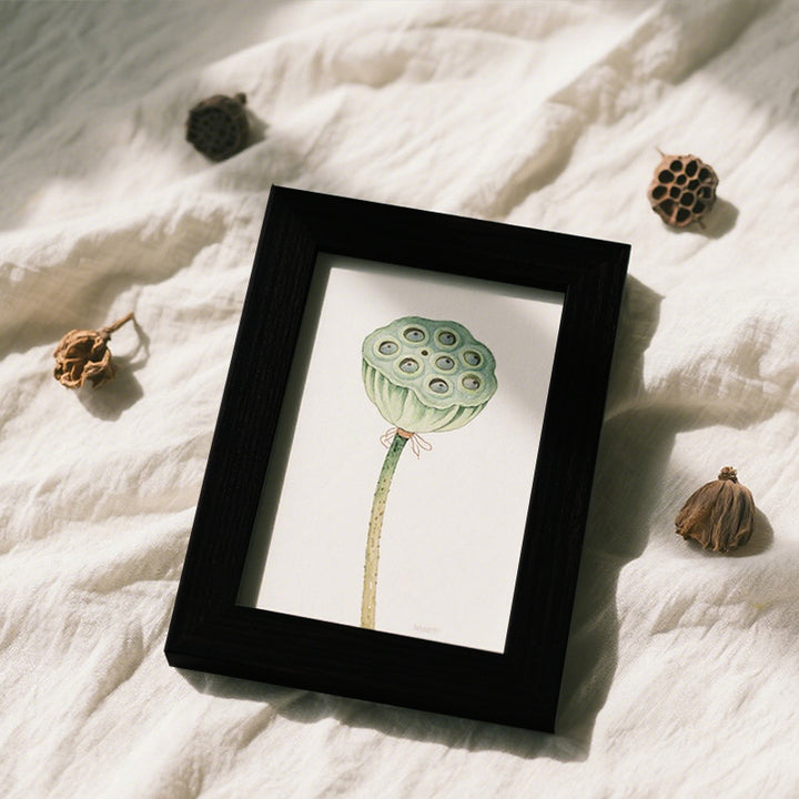 Decorative Botanical Illustration Frame