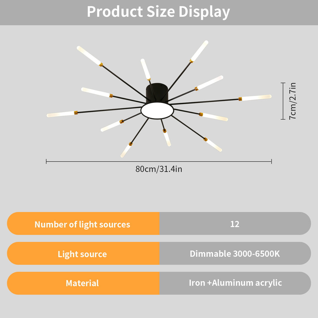 More Modern Minimalist Chandelier