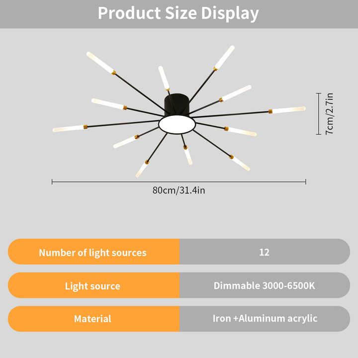 More Modern Minimalist Chandelier