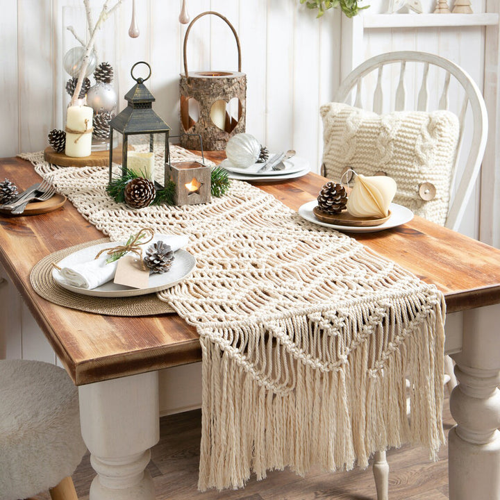 Macrame Table Runner