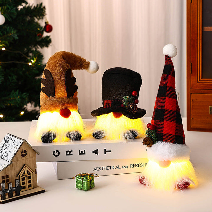 Illuminated Santa Claus Figure
