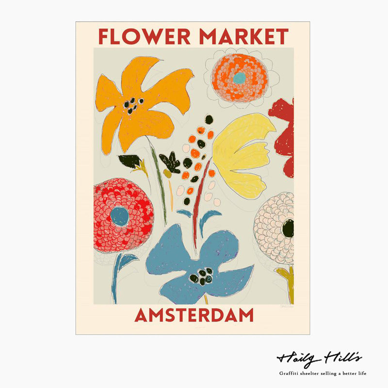 Decorative Floral Wall Art Print