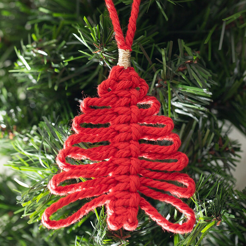 Macrame Christmas Tree Ornament