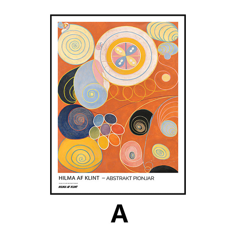 Framed Abstract Expressionist Art Print