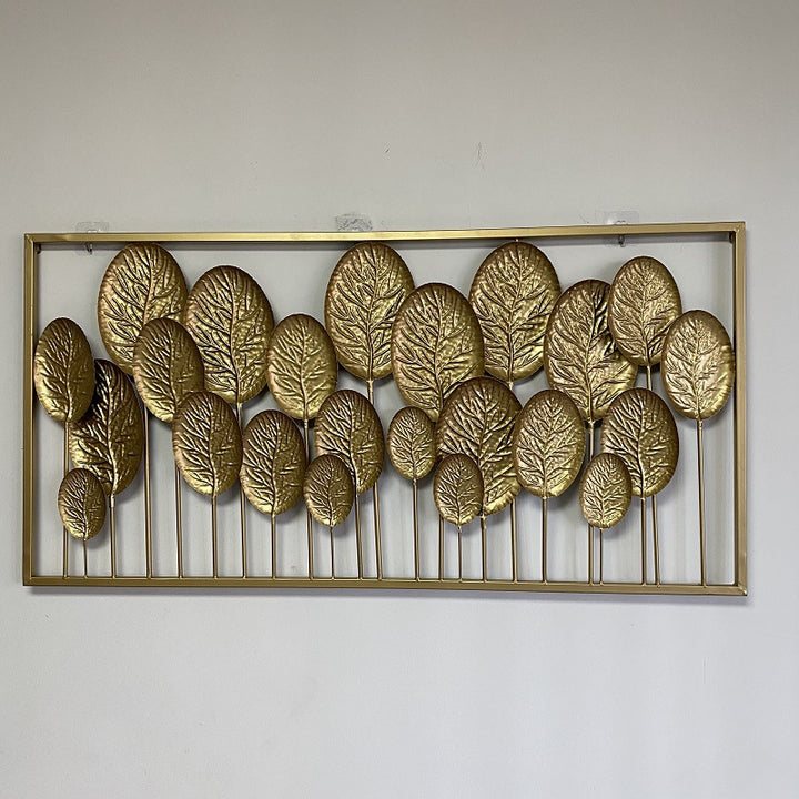 Decorative Metal Leaf Wall Art Panel